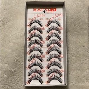 SOLD!!! False Eyelashes (3 1/2 pack)